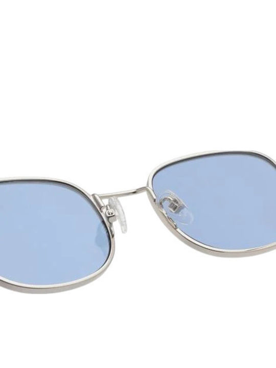 A.Kjaerbede Unisex Sunglasses with Silver Metal Frame and Silver Mirror Lens KL2505-003