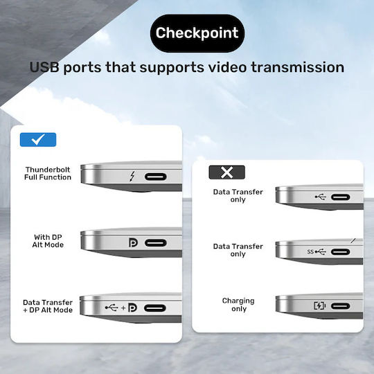 Unitek Μετατροπέας USB-C female σε HDMI male 1τμχ V1187ABK01