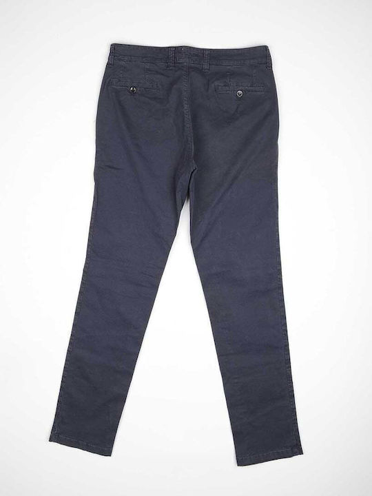 Pantaloni Chino Elastic Blue