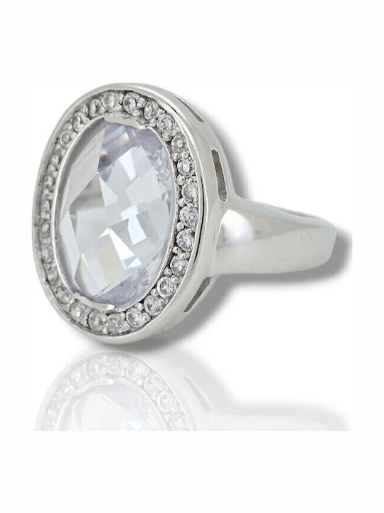 Mentzos Damen Silbers Ring