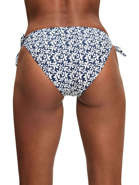 Bikini Bottoms Slip with Laces Navy