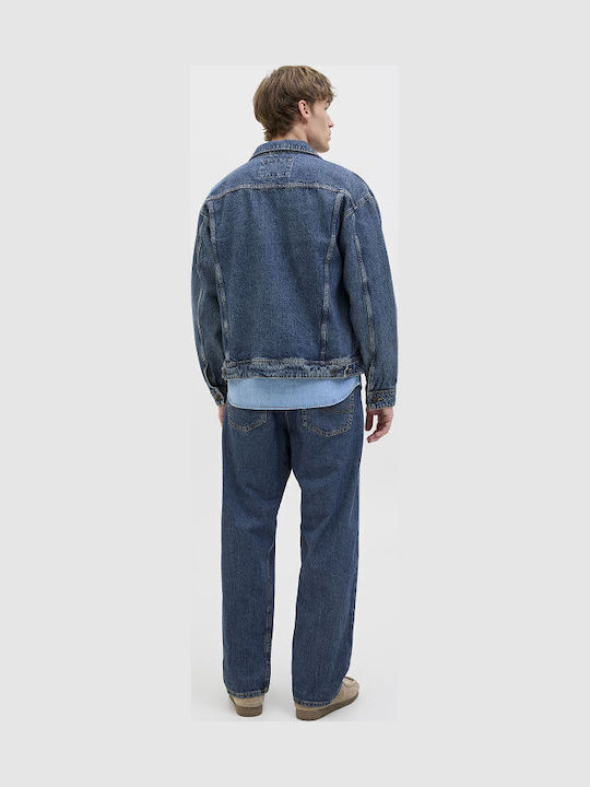 Jack & Jones Men's Jeans Pants Loose Fit Straight Blue