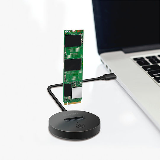 Logilink USB Adapter M.2 NVMe PCIe SATA NGFF to USB 3.2 Gen 2 Max Speed 10 Gb/s Black