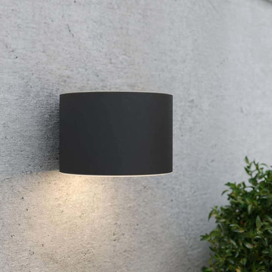 123led Επιτοίχιο Ηλιακό Φωτιστικό 20lm με Θερμό Λευκό Φως 3000K IP54