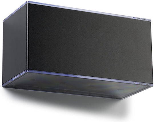 123led Wall Mounted Solar Light 40lm Warm White 3000K with Photocell IP54
