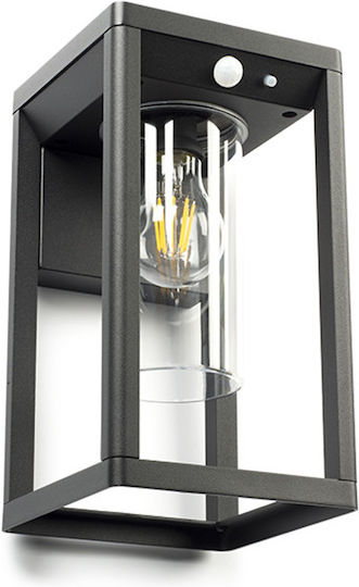 123led Wall Mounted Solar Light 300lm Warm White 3000K with Motion Sensor and Photocell IP54