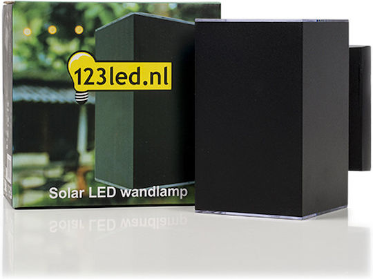 123led Montat pe perete Lampă Solară 20lm Alb Cald 3000K cu Fotocelulă IP54