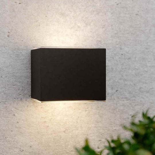 123led Wall Mounted Solar Light 20lm with Warm White Light 3000K IP54
