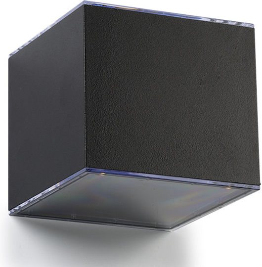 123led Wall Mounted Solar Light 20lm with Warm White Light 3000K IP54