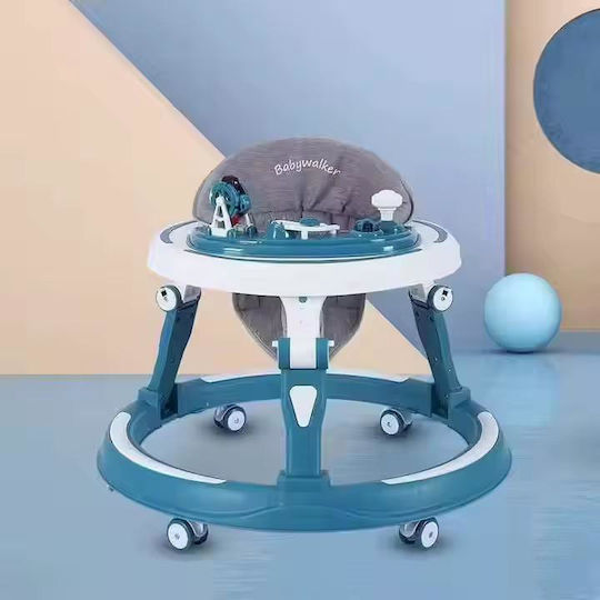Baby Walker with Music for 6+ Months Blue