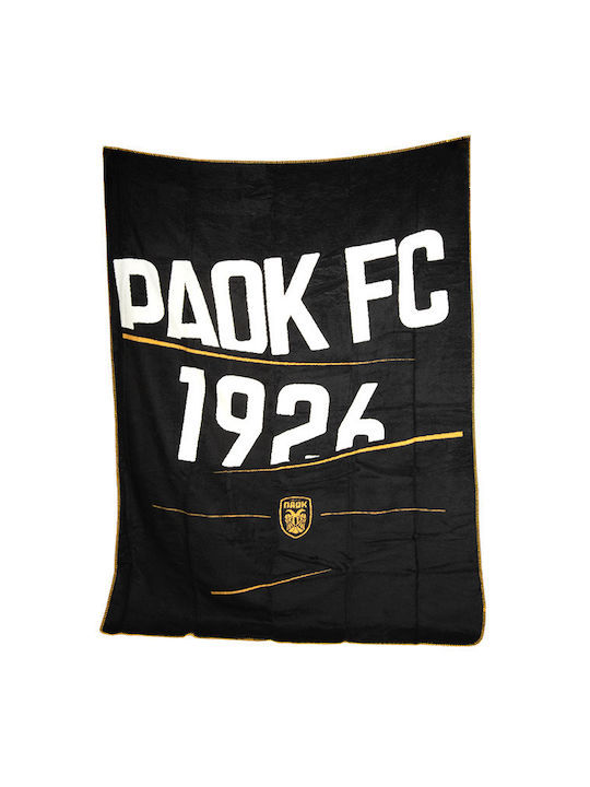 Vesta Home Paok Decke Samtig Moni 160x220cm Schwarze