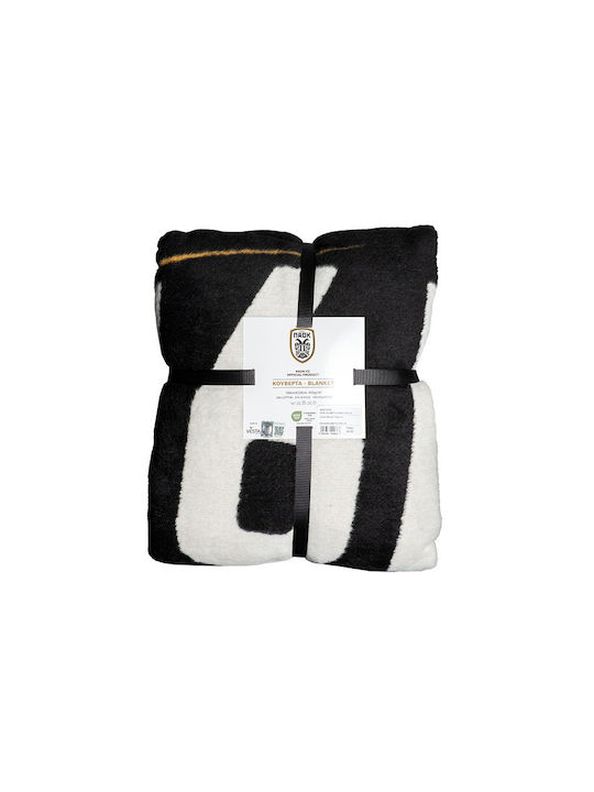 Vesta Home Paok Decke Samtig Moni 160x220cm Schwarze
