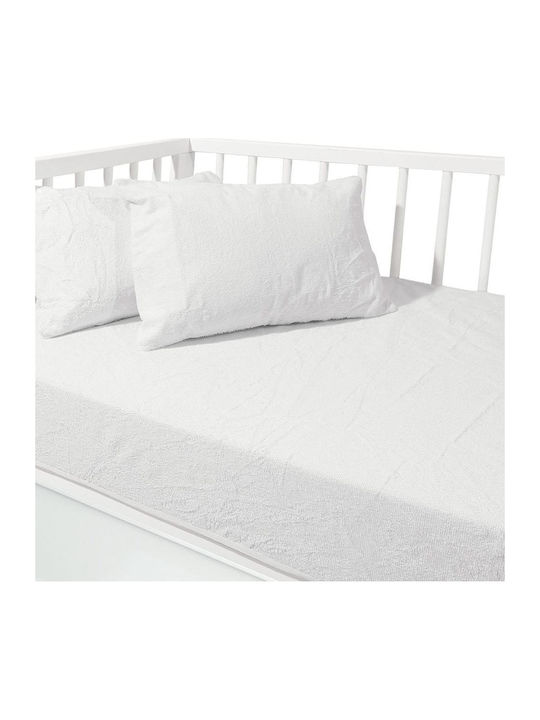 Das Home Relax 1061 Baby Waterproof Pillowcases Set White 30x40cm