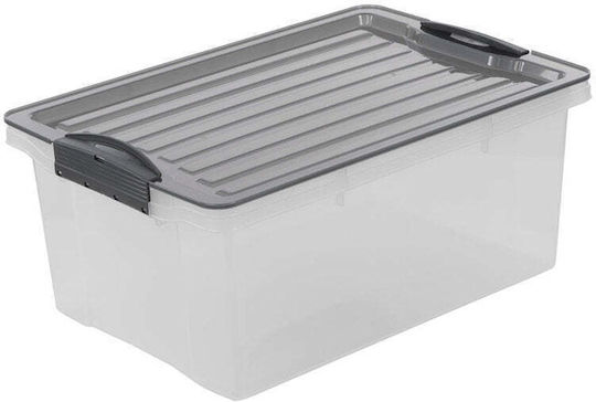 Rotho Babydesign Пластмаса Кутия за съхранение с капак Прозрачен 39.5x27.5x27см 1бр