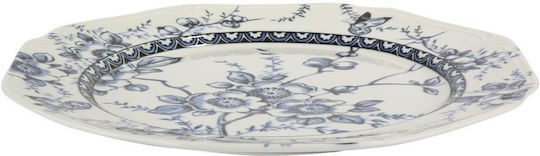 Oriana Ferelli Πιάτο Ρηχό Μπλε με Διάμετρο 31cm