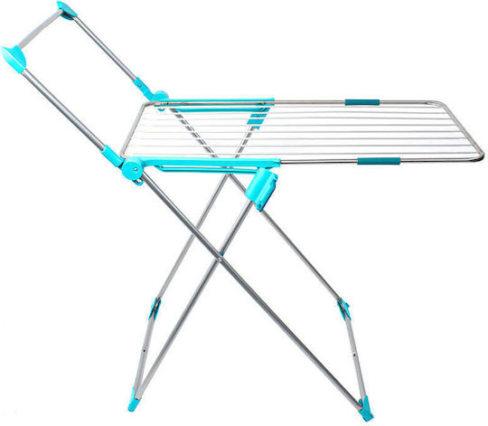 Colombo Folding Floor Clothes Drying Rack with Hanging Length 10m