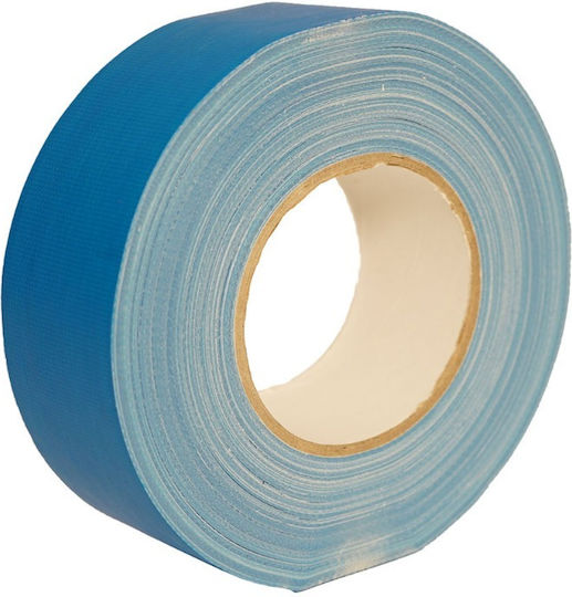 Fos Technologies Αυτοκόλλητη Υφασμάτινη Ταινία Μπλε 50mx50mm
