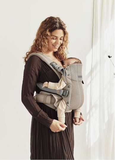 BabyBjorn Classic Carrier Harmony Mesh Gray with Maximum Weight 15kg