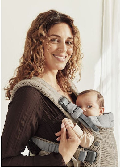 BabyBjorn Classic Carrier Harmony Mesh Gray with Maximum Weight 15kg