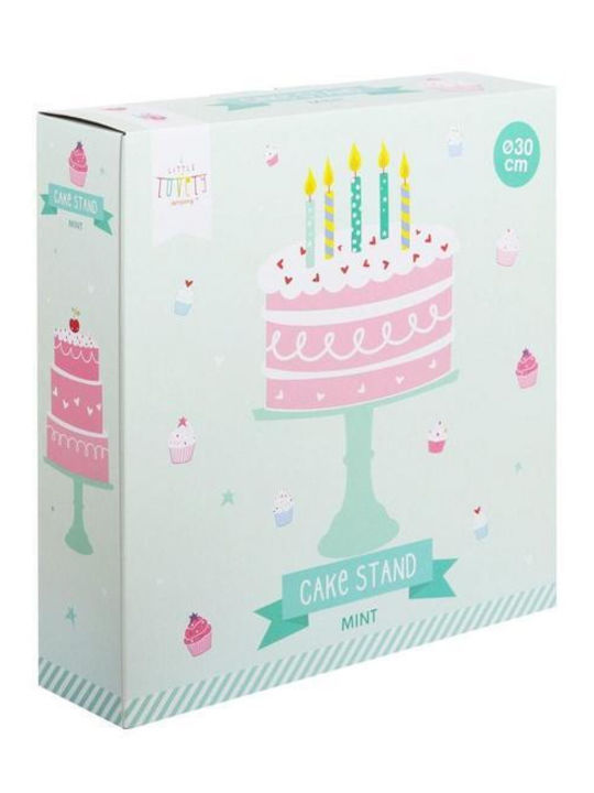 A Little Lovely Company Cake Stand Green 29.7x29.7x20.2cm