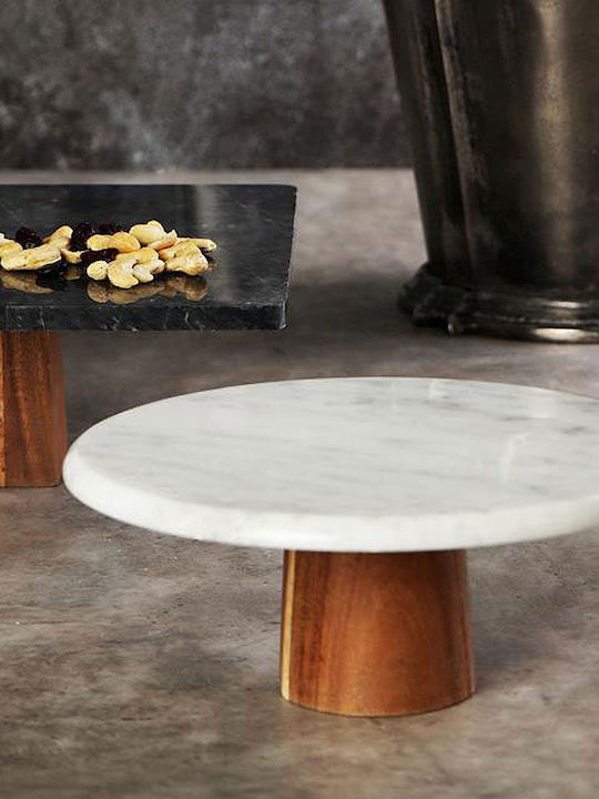 Espiel Cake Stand White 30x30x10cm