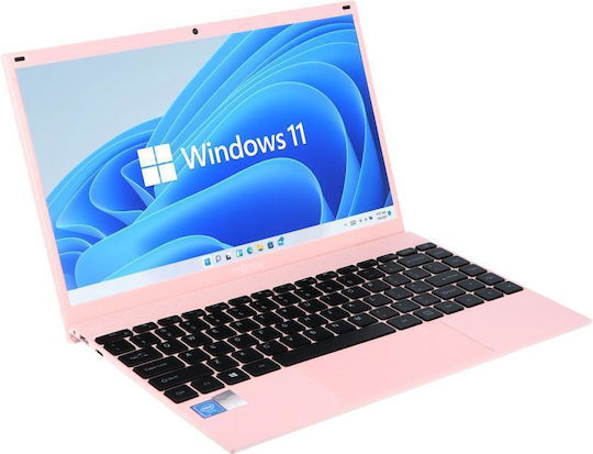 MaxCom mBook 14" IPS FHD (Celeron Quad Core-J4125/8GB/256GB SSD/W10 Home) Pink (US Keyboard)