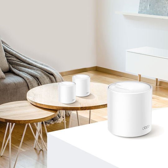 TP-LINK Deco X60 v3.20 WiFi Mesh Network Access Point Wi‑Fi 6 Dual Band (2.4 & 5GHz) in Double Kit
