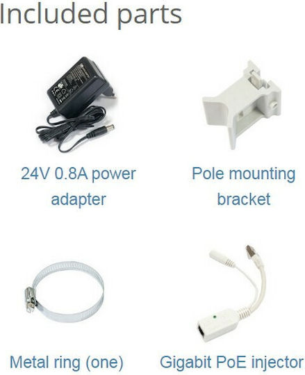 MikroTik OmniTIK 5 ac Access Point Wi‑Fi 5 Single Band (5GHz) for Outdoor Placement