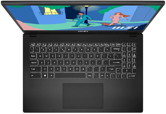 MSI Modern 15 B7M 15.6" FHD (Ryzen 7-7730U/16GB/1TB SSD/W11 Home) Classic Black (GR Keyboard)