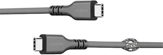 Hama Urage USB Uflex кабел USB-C мъжко към USB-C мъжко 3м черен