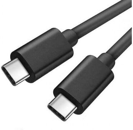 Spacer Cablu Date și Alimentare Smartphone USB Type-C M La USB Type-C M Ambalaj Pungă PVC 1.8m Negru "spdc-typec-typec-pvc-bk-1.8" Ștampilă Verde 0.08 Lei