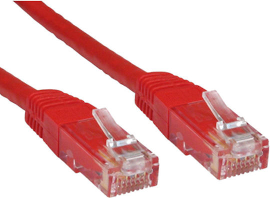 Cablu UTP Spacer SP-PT-CAT5-1M-R Cablu De Rețea Cat.5e 1 M Roșu