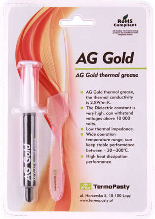Termopasty AG Gold Thermal Paste 3gr