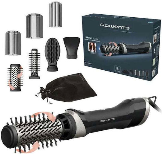 Rowenta Brush Activ Κεραμική Ηλεκτρική Βούρτσα με Αέρα για Ίσιωμα και Μπούκλες 1000W
