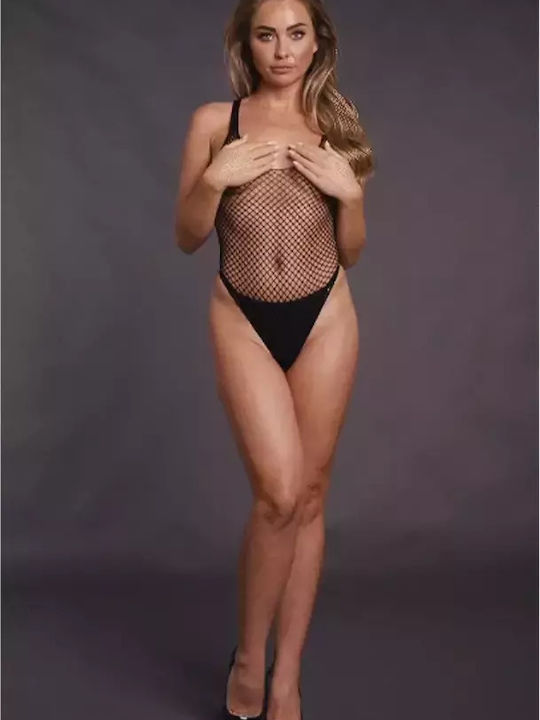 Le Désir Sexy Κορμάκι Διχτυωτό Μαύρο