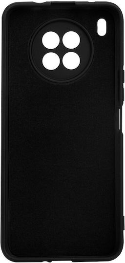 Husă Telefon Spacer Huawei Nova 8i Back Cover Tip Silicon Flexibil Material + Interior Microfibră Negru sppc-hu-n8i-slk