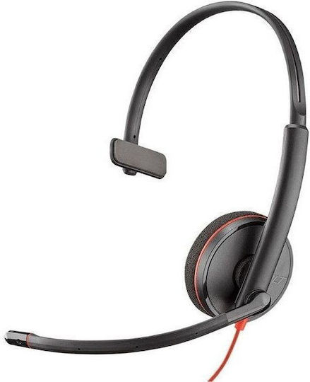 Poly Blackwire 3210 On Ear Multimedia Headphone with Microphone USB-A / USB-C