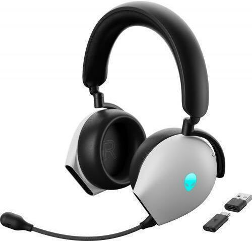 Dell Tri-Mode AW725H Wireless Over Ear Gaming Headset with Connection Bluetooth Lunar Light