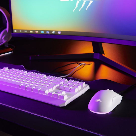 HAMA Exodus 220 Gaming Keyboard Tenkeyless with RGB lighting (English US) White