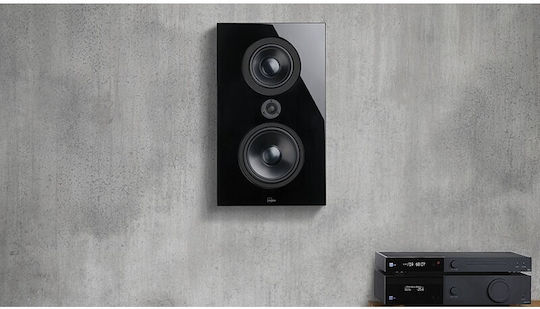 Lyngdorf FR-1 Pereche Boxe Hi-Fi Perete 100W 2 Nr. de șoferi L34xA11.5xÎ57cm. Negru lucios înalt