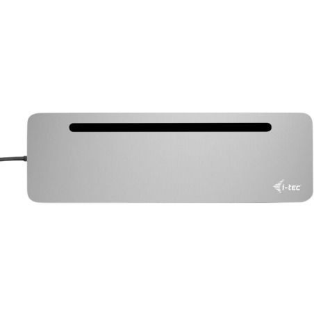 i-tec USB-C Stație de andocare cu HDMI/DisplayPort 4K PD Ethernet și conexiune 3 monitoare Gri (C31FLAT2PDPRO)