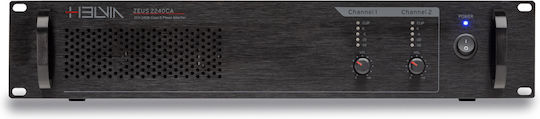 Helvia Zeus 2240CA Τελικός Ενισχυτής PA 2 Καναλιών 240W/100V