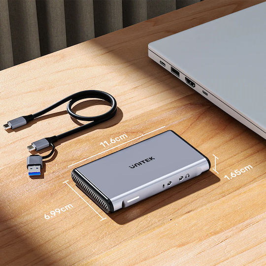 Unitek V1177agy01 Capture 4k60 Hdmi 3.5mm Jack External