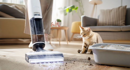 Tineco Floor One S7 Steam Plus Rechargeable Stick Vacuum 25.2V White