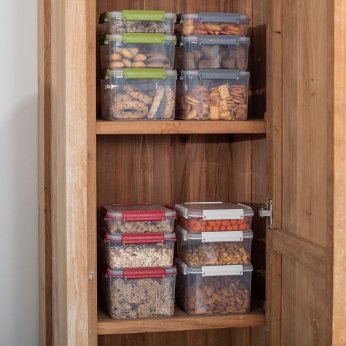 Viomes Lunchbox Kunststoff Lila Geeignet für die Mikrowelle 600ml 1Stück