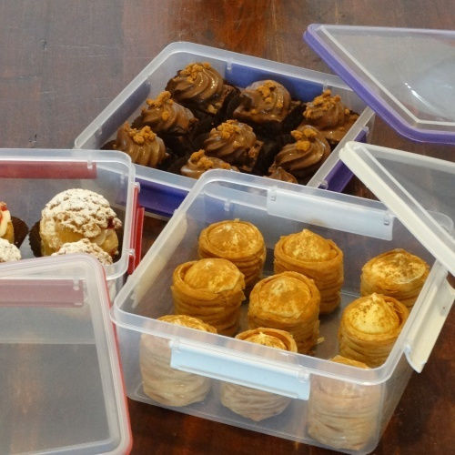 Viomes Lunchbox Kunststoff Lila Geeignet für die Mikrowelle 600ml 1Stück