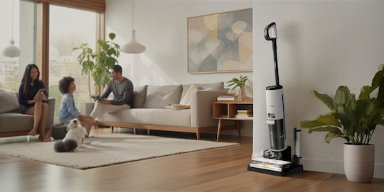 Tineco Floor One S7 Steam Plus Rechargeable Stick Vacuum 25.2V White
