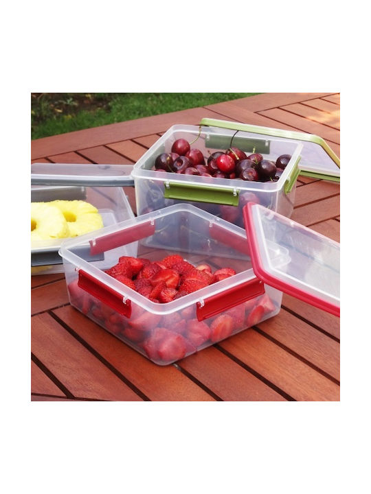 Viomes Microwave Plastic Lunch Box Purple 1400ml