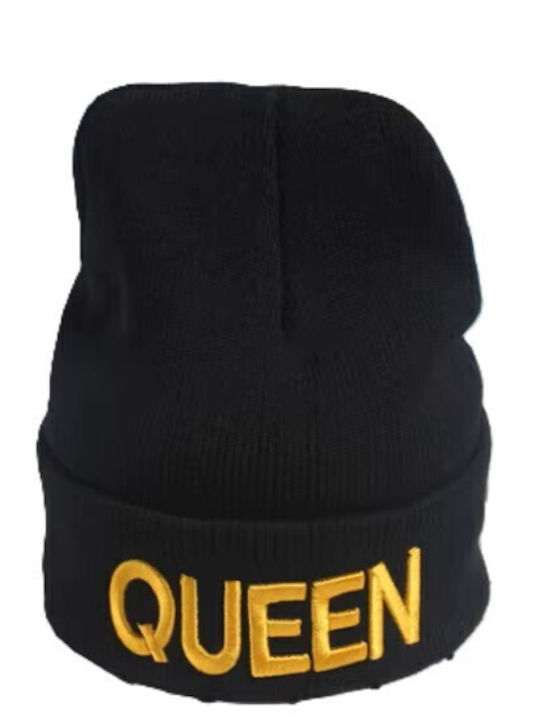 Beanie Unisex Σκούφος Πλεκτός σε Λευκό χρώμα