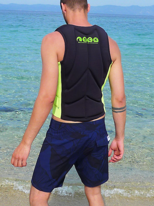 SCK 0304-IMPGR Adults Impact Vest for Water Sports Green Double-sided